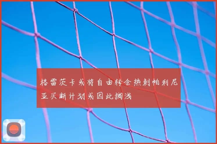 格雷茨卡或将自由转会热刺帕利尼亚买断计划或因此搁浅