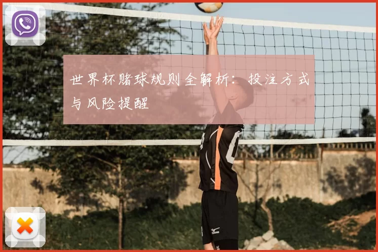 世界杯赌球规则全解析:投注方式与风险提醒